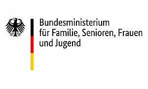 Logo des Bundesministeriums für Familie, Senioren, Frauen und Jugend