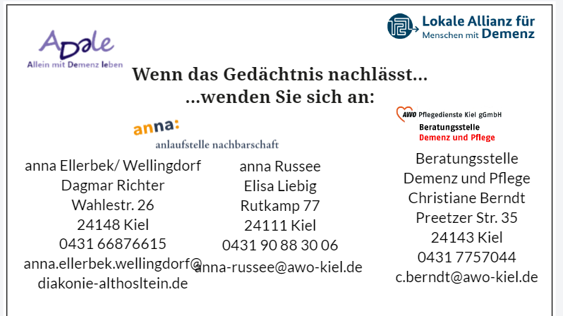 Postkartenrückseite, Infotext Projekt ADele