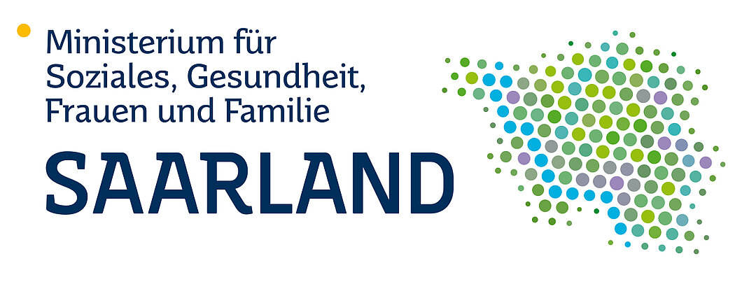 Logo des Ministeriums für Soziales, Gesundheit, Frauen und Familie Saarland