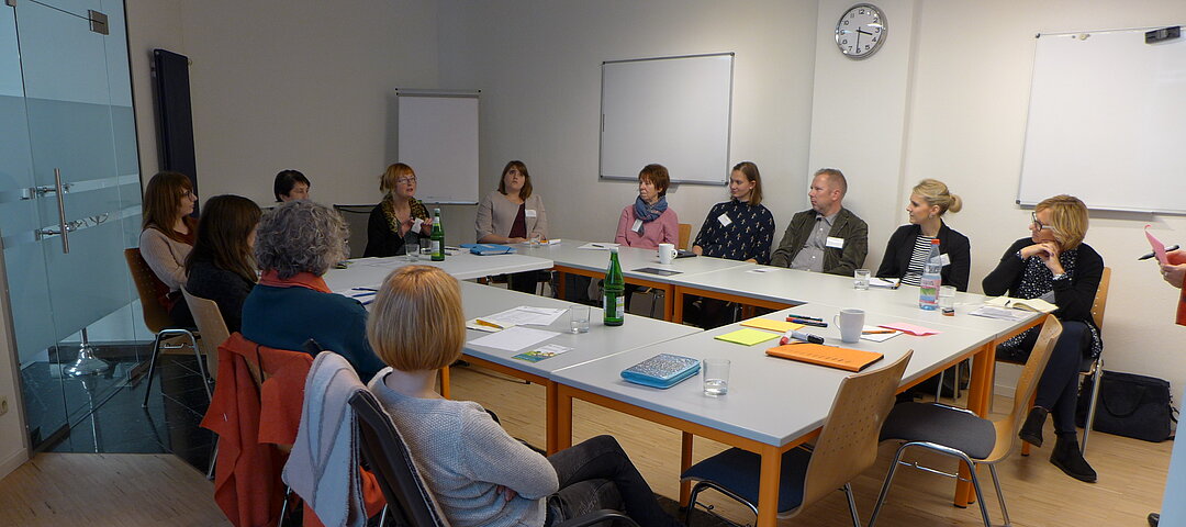 © BAGSO Teilnehmende bei der Gruppenarbeit