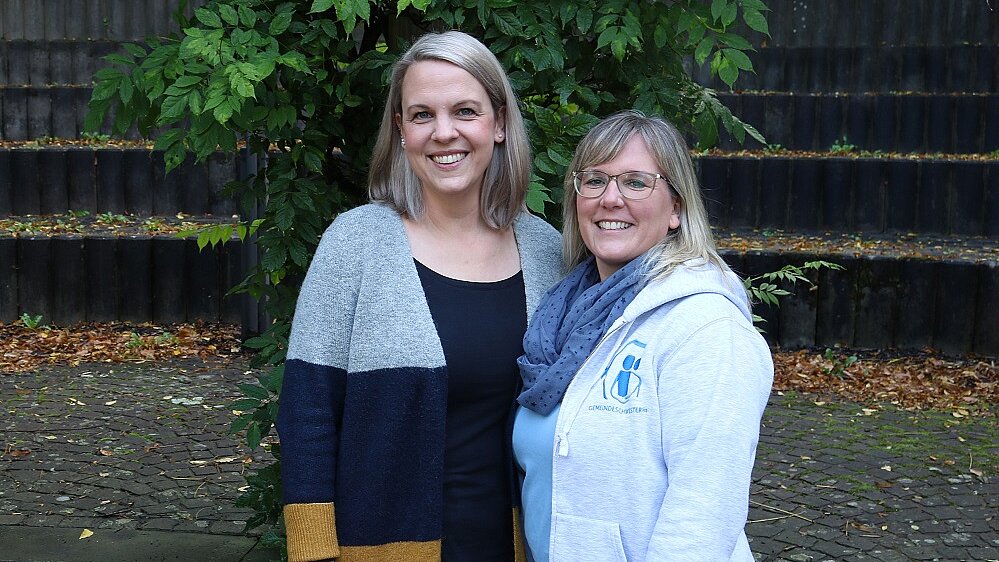 Foto: Michaela Sandweg und ihre Kollegin Andrea Keßler