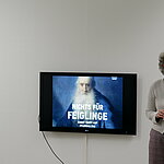 Sonja Bartscherer referiert in einem Workshop