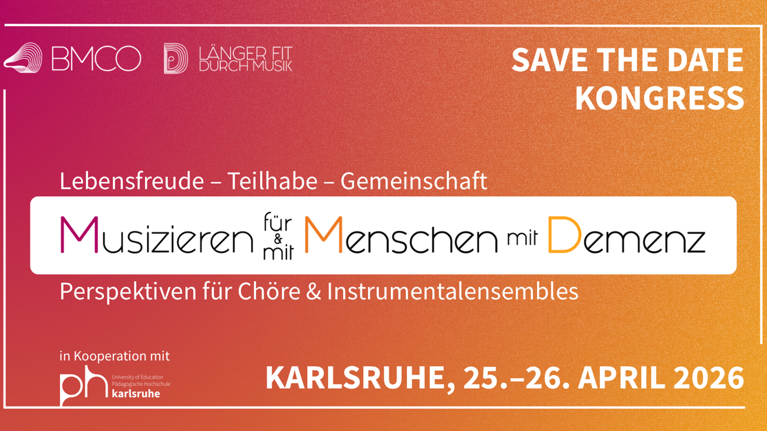 Rotes Plakat mit weißer Schrift