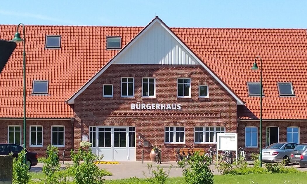 Außenansicht des Bürgerhauses der Gemeinde Vrees