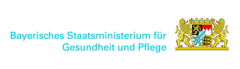 Logo des bayerischen Staatsministeriums für Gesundheit und Pflege 